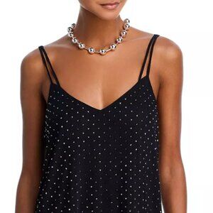 AQUA Embellished Mesh Cami Top - Exclusive - NWT's. XL